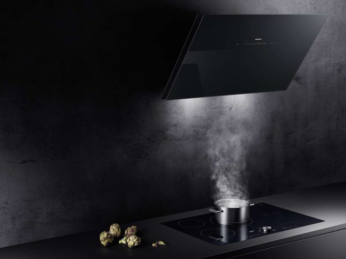 Starkes Design-Statement. Dunstabzugshaube, gaggenau