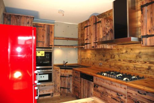 Küche aus Altholz, Küche aus Recycling holz, umweltschutz