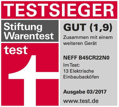 Backofen Testsieger, stiftung Warentest 