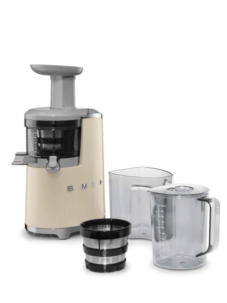 SMEG Slow Juicer, gesund entsaften, schöner Entsafter, guter entsafter