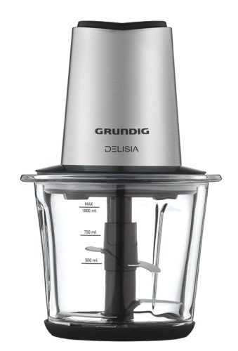 Der Kompakt-Zerkleinerer CH 8680 verfügt über einen hochwertigen Edelstahlkorpus und 1000ml Fassungsvermögen. Foto: © Grundig 