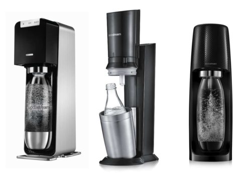 Alle 3 Modelle in einem Bild. Foto: SodaStream