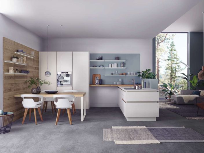 Zeitlose Eleganz, wohnliche Wärme und handwerkliche Perfektion charakterisieren das neue LEICHT Programm Solid. Foto: LEICHT / P. Schumacher