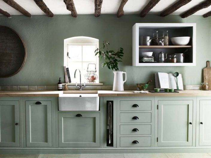 Küche HENLEY in der Farbe Sage von Neptune Küchen. Foto: Neptune