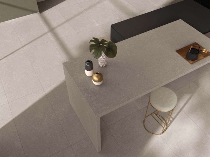 Ceramica Grande Keramikplatte "Graze Beige". Foto: Ceramica Grande