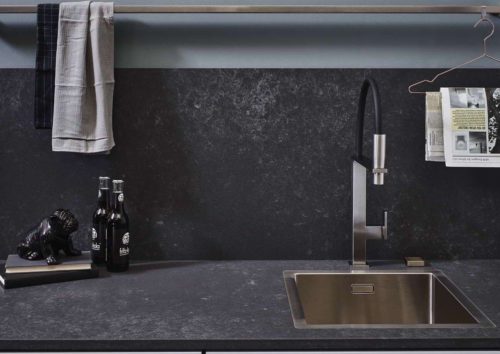 Quarzstein "Concrete Grey" von Lechner. Foto: Lechner