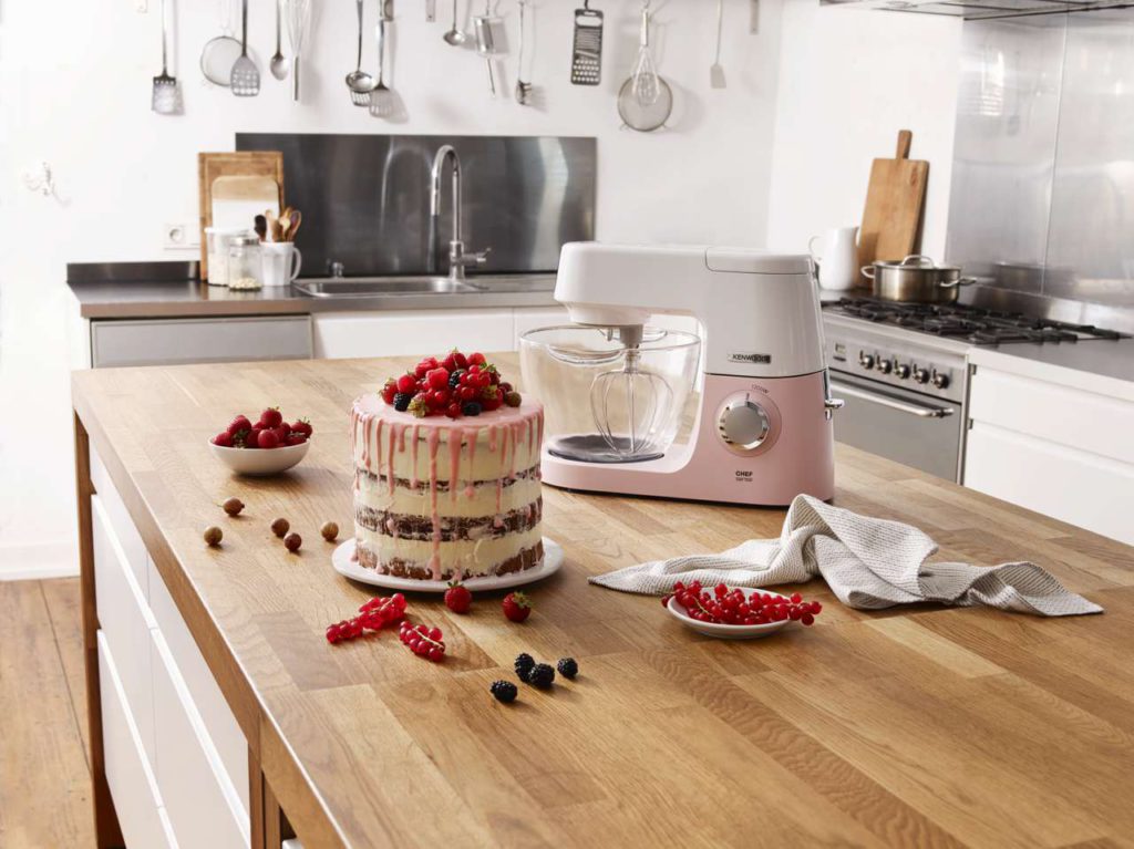 Die Kenwood Chef Sense Colour Collection in Drizzled Pink. Foto: Kenwood