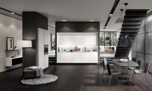 Die SieMatic PURE Collection bringt Architektur und Design in perfekte Balance. Wie ein Passepartout nehmen die monolithisch anmutenden dunklen Wände die hellen Schrankelemente mit ihrem klar konturierten Frame Design auf. So entsteht die Anmutung solitärer Objekte, die den Raum strukturieren.
© Copyright SieMatic