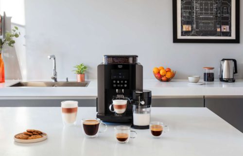 Auf Knopfdruck feinstes Kaffeearoma für zahlreiche Kaffeevarianten. Foto: Krups