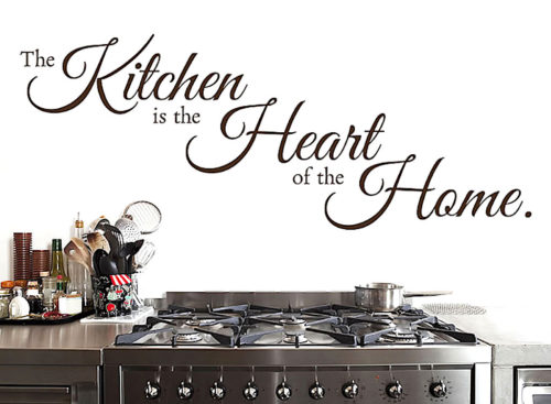 The Kitchen ist he Heart of the Home. Foto: klebeheld.de
