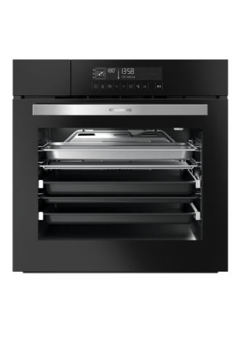 Der Kombidampfgarer GEIDD 27000 B von Grundig reinigt sich auf Knopfdruck einfach selbst. Foto: ©Grundig Intermedia GmbH