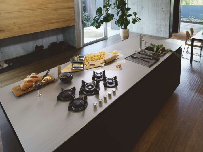 Edelstahl Arbeitsplatte, Pure Steel Franke