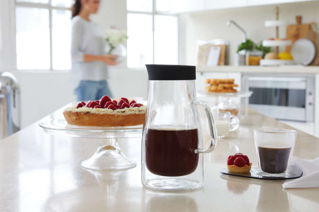 Die DUO Kaffeekanne hat ein Fassungsvermögen von 1 Liter. Foto: LEONARDO