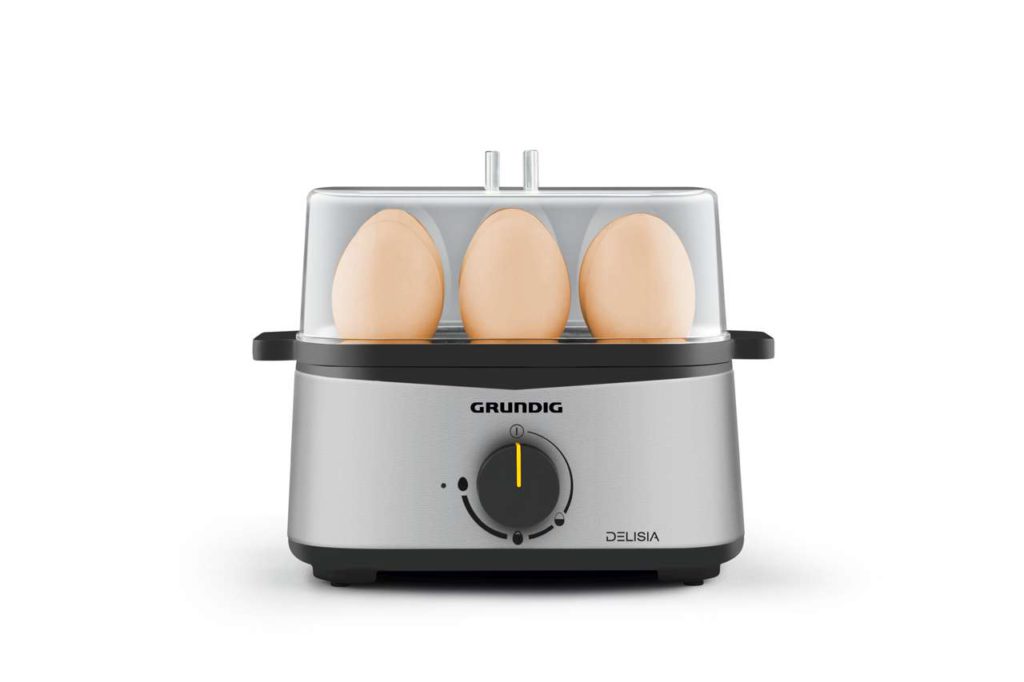Bis zu sechs Eier kann der EB 8680 gleichzeitig im gewünschten Härtegrad kochen. Foto: © Grundig Intermedia GmbH