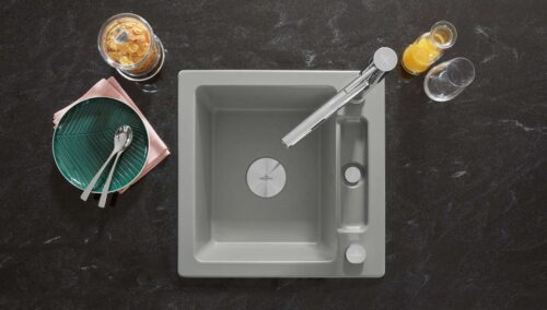 Klein und handlich: Siluet 50 - flexibel einbaubar. Foto: Villeroy&Boch