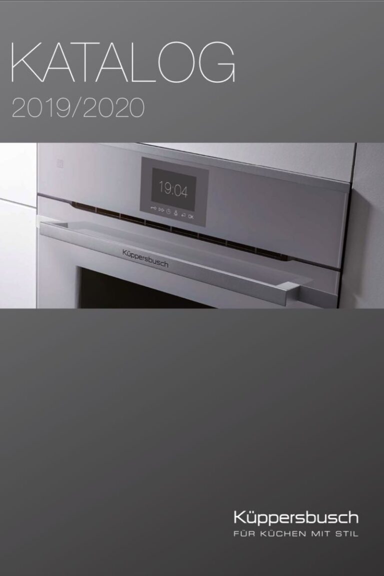 Küppersbusch – Für Küchen mit Stil. Katalog 2019/2020