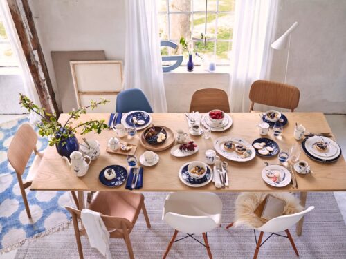 Schön gedeckter Tisch mit Alt Luxemburg Brindille - die Neuinterpretation des Klassikers. Foto: Villeroy & Boch