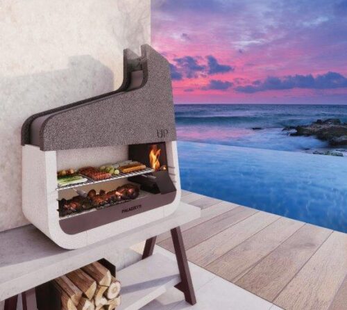 UP – das neues Konzept für Gartengrillkamine! Foto: Palazzetti