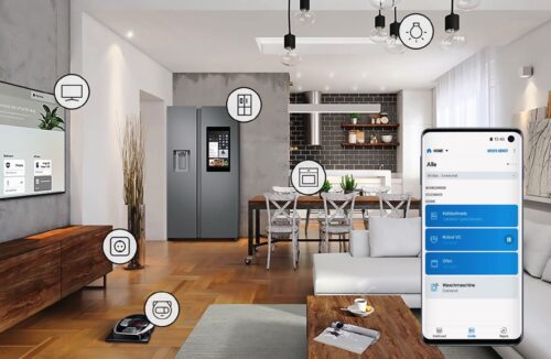 Ihre vollen Möglichkeiten entfalten smarte Geräte erst mit Hilfe einer App als digitale Steuerzentrale. Foto: Samsung