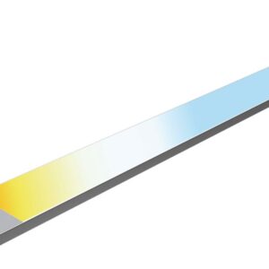 Alba: tint-LED-Unterbauleuchte „white“.
Sie verfügt über 14 Watt und 500 Lumen und ist aus robustem Aluminium und Kunststoff gefertigt. Ihre Abmessungen betragen 50 (L) x 6 (B) x 1 (H) cm. UVP: 79,95 €. Foto: Müller-Licht