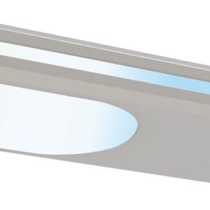 Armaro: LED-Unterbauleuchten „white“, 3er-Set.
Die Leuchten des 3er-Sets ermöglichen an der Seite indirektes Licht, was eine besonders gemütliche Atmosphäre in der Küche zaubert. Sie verfügen je über 14 Watt und insgesamt 510 Lumen und sind aus pflegeleichtem Aluminium und Kunststoff. Ihre Abmessungen sind 15 (L) x 5,5 (B) x 1,5 (H) cm. UVP: 89,95 €. Foto: Müller-Licht