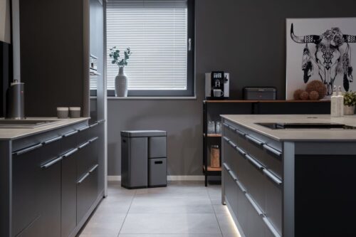 Der hübsche Designturm von Wesco kann sich in jeder Küche sehen lassen. Foto: Wesco