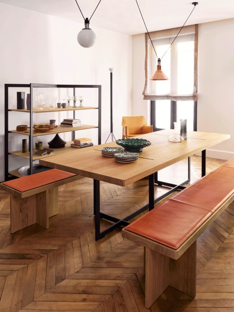 Jeder Tisch aus der Serie „b Solitaire“ von bulthaup ist ein Unikat und lädt ein zum gemütlichen Zusammensitzen mit Familie und Freunden. Foto: bulthaup