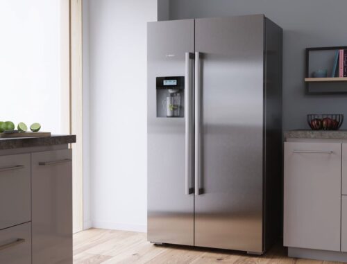 Neue Bosch Side-by-Side Modelle der Serie 6 mit 4,5-Liter-Wassertank oder Festwasseranschluss. Foto: Bosch