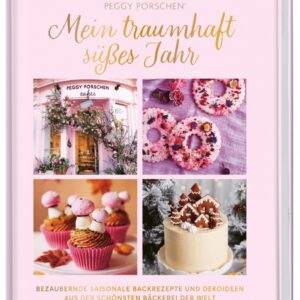  Bei diesen Torten gerät man ins Schwärmen! Besonders kunstvoll ist die Lebkuchen-Spekulatius-Torte. „Mein traumhaft süßes Jahr“ von Peggy Porschen, erschienen bei Lifestyle Busse Seewald.