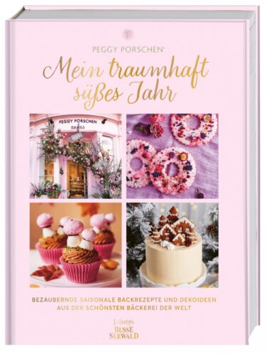  Bei diesen Torten gerät man ins Schwärmen! Besonders kunstvoll ist die Lebkuchen-Spekulatius-Torte. „Mein traumhaft süßes Jahr“ von Peggy Porschen, erschienen bei Lifestyle Busse Seewald.