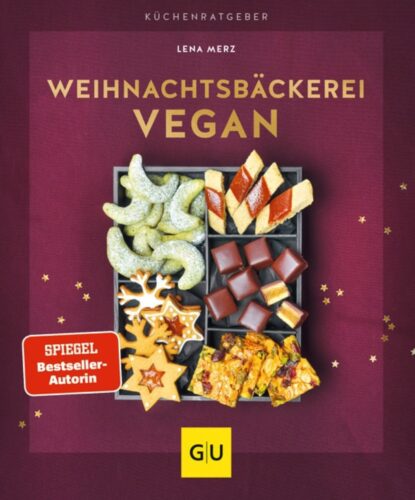 Vegan zu essen ist immer mehr im Trend. In „Weihnachtsbäckerei Vegan“ hat Lena Merz tolle Rezepte für leckere Plätzchen zusammengestellt. Aus dem GU Verlag.