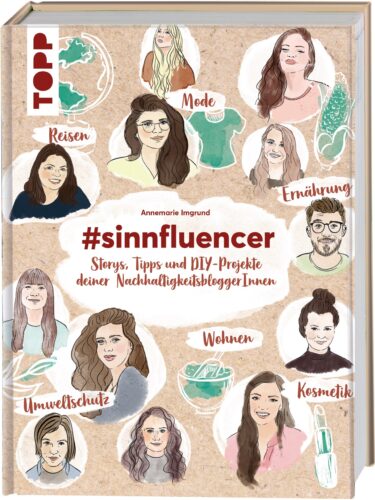 Viele Upcycling-Ideen finden sich in dem Buch „#sinnfluencer“ von Annemarie Imgrund, erschienen im frechverlag. Ebenfalls lernt man, wie man selbst Essigreiniger oder Spülmaschinentabs herstellen kann.