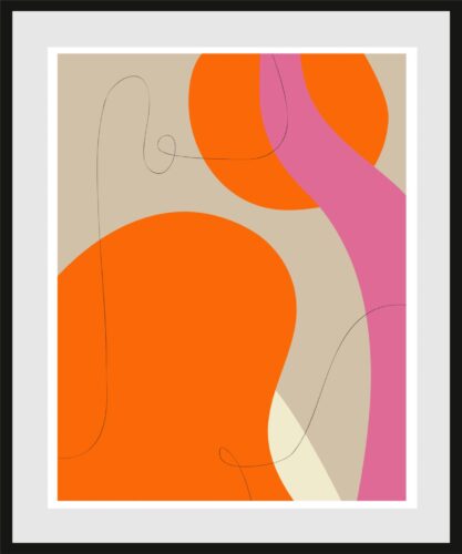 Das tolle Farbspiel des Bildes ist ein Eyecatcher. Und das ist gut so, denn wer eine schlichte Wand frischer gestalten will, der kann das auch mit Bildern tun, selbst in der Küche. Dadurch bindet man sich nicht langfristig. Bild von Baur Home Art.
