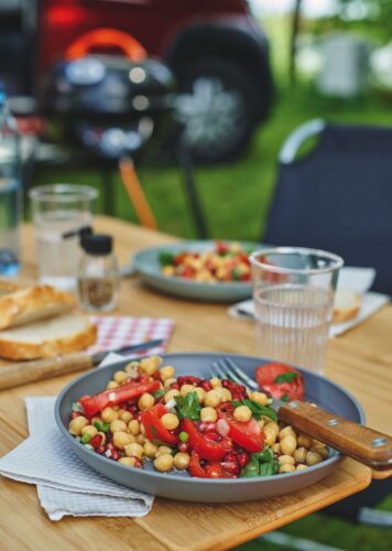 Kichererbsensalat mit Granatapfel. Credit: Delius Klasing