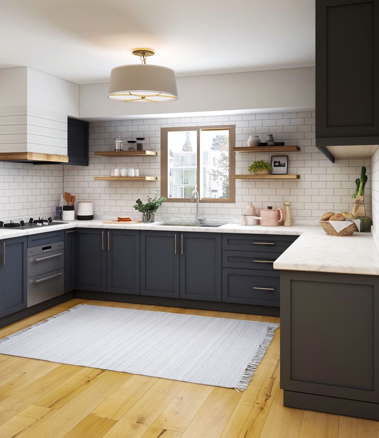 Achten Sie bei Ihren Kleingeräten und allen anderen sichtbaren Dingen in Ihrer Küche darauf, dass es nicht zu vollgestellt wirkt und ein farblich stimmiges Bild ergibt. Foto by Collov Home Design on Unsplash