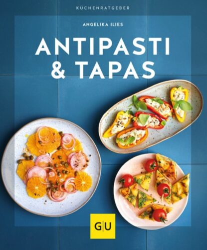 In wenigen Minuten fühlt man sich wie im Urlaub, wenn man in dem Buch „Antipasti & Tapas“ von Angelika Ilies blättert. Leichte Häppchen, Dipps, sommerliche Salate und vieles mehr findet sich darin. Alles kann einfach vor- und zubereitet werden. Erschienen bei Gräfe und Unzer, 9,99 Euro.