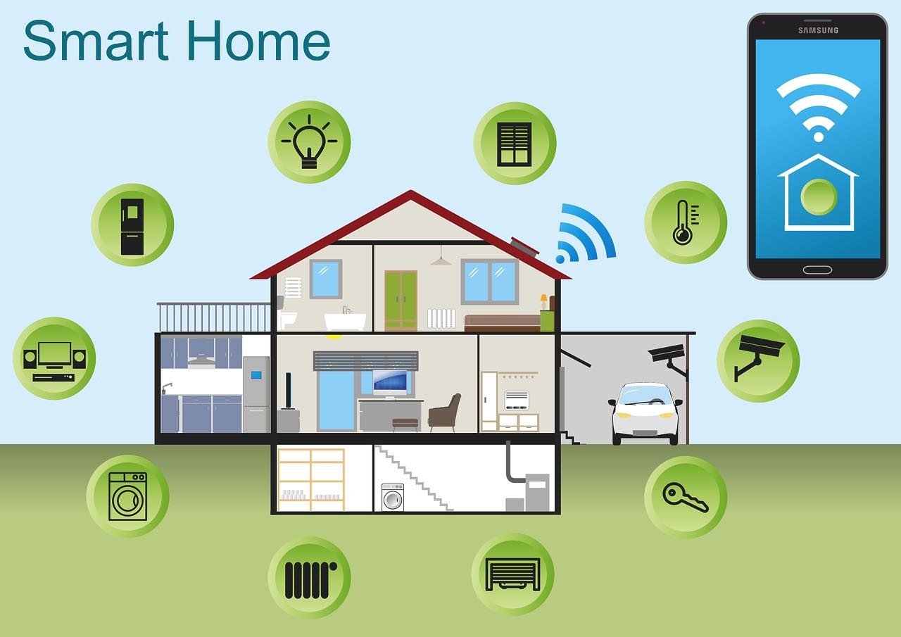 Voll vernetzt: Je mehr smarte Geräte im Haus sind, desto größer ist die Energieersparnis. Foto: pixabay