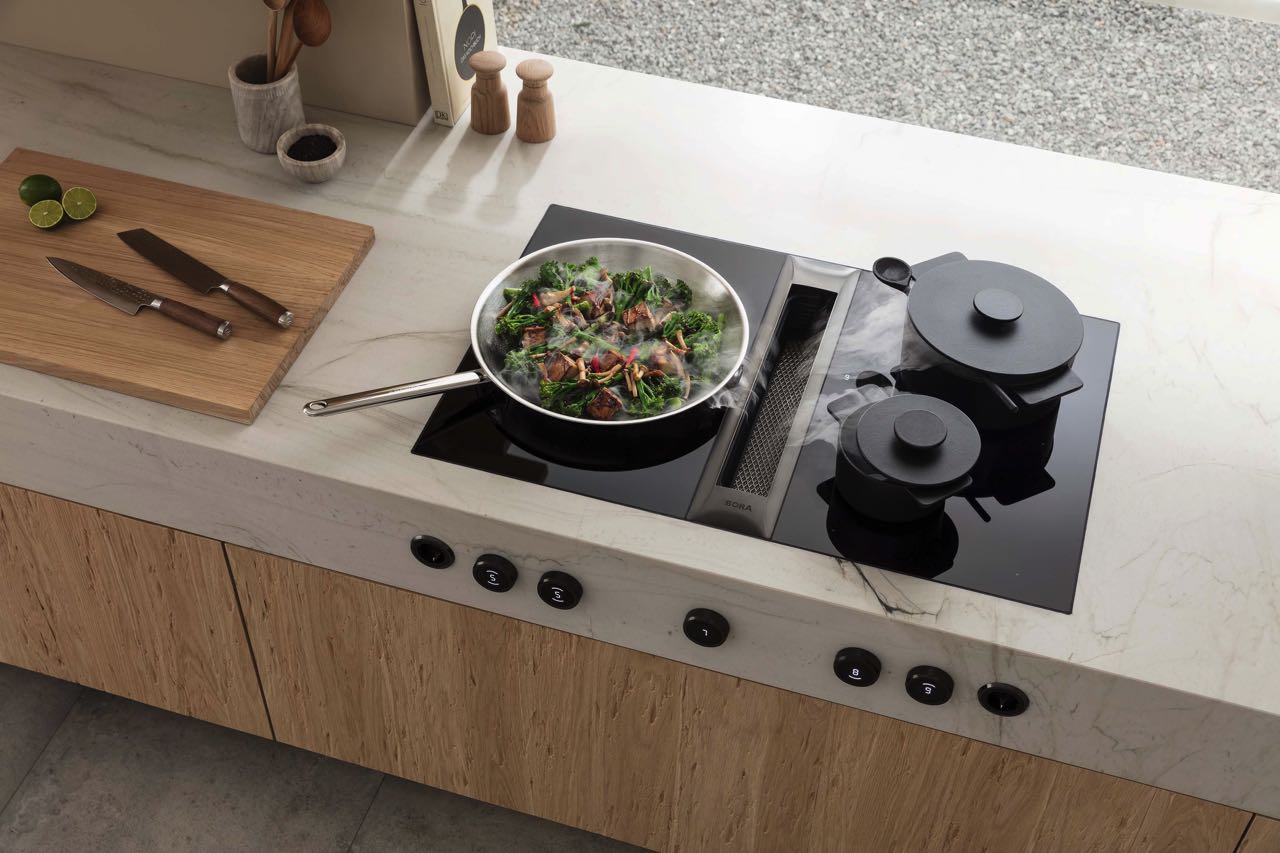 Das modulare System der  BORA Professional 3.0 passt sich durch die individuelle Kombination von Kochfeldern den eigenen Kochvorlieben an.