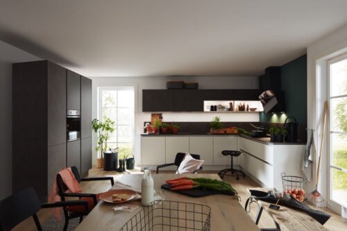 Mehr Stauraum mit der ergonomischen Korpushöhe von 90cm. ©Nolte Küchen