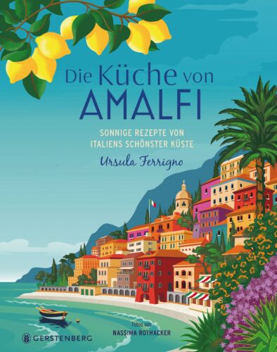 Die Amalfiküste ist geradezu magisch, genauso sind auch die Rezepte aus dem Buch „Die Küche von Amalfi“. Egal ob mit Feigen, Auberginen, Zitronen oder Meeresfrüchten, die Ideen von Ursula Ferrigno sind schmackhaft und schmeicheln ihrer Heimat. Gerstenberg Verlag, 30 Euro.