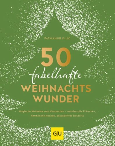 Richtig hübsche Geschenke aus der Küche zeigt Fatmanur Kilic in ihrem Buch „50 fabelhafte Weihnachts-Wunder“. Gezeigt werden Bruchschokolade, Marmeladen, Backmischungen oder Granola. Auch Verpackungsideen stellt die Autorin vor. Gräfe und Unzer, 29,90 Euro.