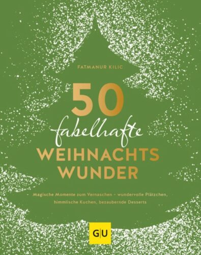 Richtig hübsche Geschenke aus der Küche zeigt Fatmanur Kilic in ihrem Buch „50 fabelhafte Weihnachts-Wunder“. Gezeigt werden Bruchschokolade, Marmeladen, Backmischungen oder Granola. Auch Verpackungsideen stellt die Autorin vor. Gräfe und Unzer, 29,90 Euro.