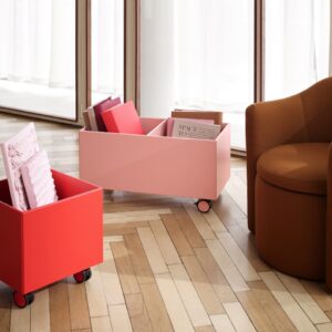 Die dekorativen Rollcontainer können in jedem Zimmer zum Einsatz kommen, machen sich aber auch in der Küche gut. Es gibt sie in vielen Farben und Designs, von Montana