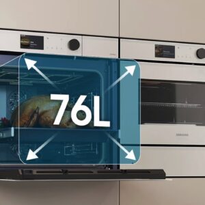 Großes Garraumvolumen von 76 Litern. Foto: Samsung.