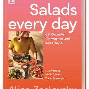 Credit: Upxxgrow
Das Buch „Salads every day“ von Alice Zaslavsky richtet sich an alle, die Salate vielseitig und alltagstauglich gestalten wollen. Mit 80 Rezepten bietet es warme und kalte Salatideen, die weit über klassische Beilagen hinausgehen. Die Rezepte kombinieren frische Zutaten kreativ und machen Salat zu einer sättigenden Hauptmahlzeit. Ideal für Lunchbox, Grillabend oder schnelles Dinner. Dorling Kindersley Verlag, 24,95 Euro.

