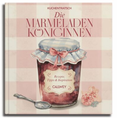 Eine Marmelade darf zu Ostern nicht fehlen. Wie schön, wenn sie selbstgemacht ist. Im Buch „Die Marmeladenköniginnen“ stecken 60 Rezepte. Dabei sind klassische Marmeladen und raffinierte Variationen. Einfach erklärt, sind die Rezepte sowohl für Einsteiger als auch für erfahrene Einkoch-Fans bestens geeignet. Die Ideen kommen aus der „Kuchentratsch“-Backstube in München. Das Buch ist liebevoll gestaltet mit Platz für eigene Ideen und mit Etiketten, die man nutzen kann. Erschienen bei Callwey, 22 Euro.